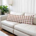 thumbnail image 2 of Brown Checkered Body Pillow Covers 20"x60", Farmhouse Buffalo Plaid Soft Brushed Microfiber Breathable Throw Pillow Covers, Decorative Pillowcase with Zipper for Couch Sofa Bedroom Living Room, 2 of 9