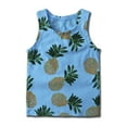 thumbnail image 4 of MYGBCPJS Toddler Baby Boys Girls Tank Tops Pack of 3 Summer Jersey Sleeveless Vest Shirts with Cute Fruit Flower Graphic Print(3M - 3T), 4 of 5