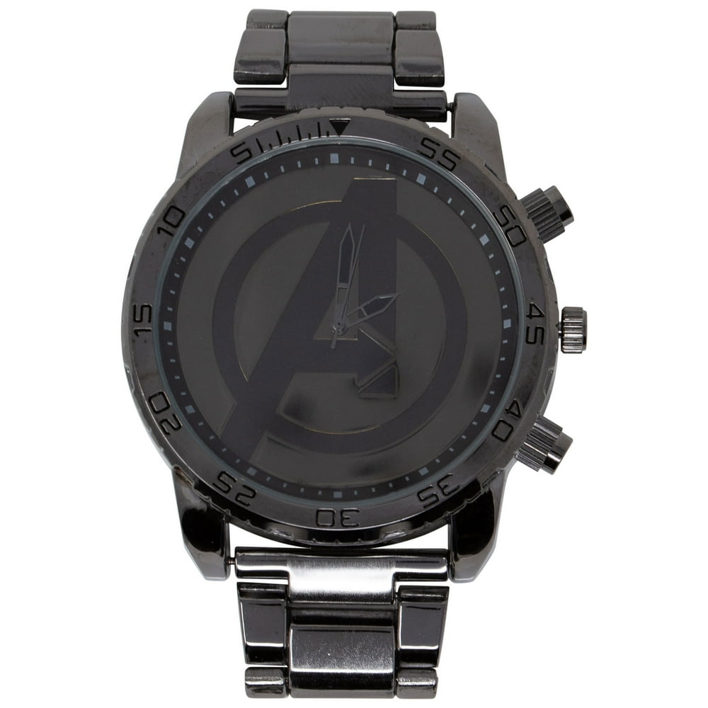 The Avengers Avengers A Symbol Dark Grey Metal Watch