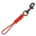 thumbnail image 1 of Crochet de Sécurité pour Plongée en Acier Inoxydable 316 de Qualité Marine avec Corde Tressée - Corde de Sécurité Résistante pour Équipement de Plongée BCD Rouge, 1 of 6
