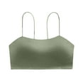 thumbnail image 3 of SHTXOZHI Womens Cotton Bras Spaghetti Strap Sport Bra Full Coverage Breathable Everyday Bra, 3 of 5