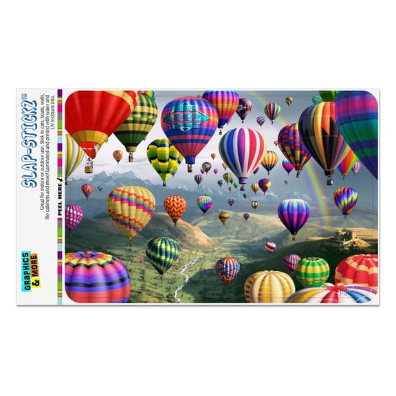 Hot Air Balloons Sky Roads Home Business Office Sign