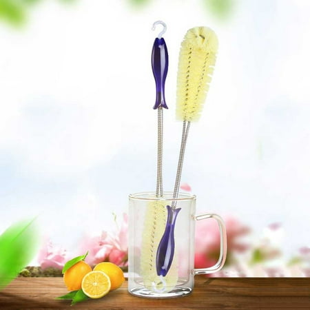 GRAN Long Handle Flexible Bottle Cleaning Brush Kitchen Thermos Teapot Cleaner