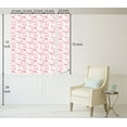 thumbnail image 5 of Ambesonne Cloud Peel & Stick Wallpaper for Home, Pattern of Stars and Clouds, 13"x72", Pink White Dark Yellow, 5 of 5