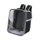 thumbnail image 2 of Mochila para gatos Fernando mochila de viaje portátil con parte delantera transparente color negro, 2 of 8