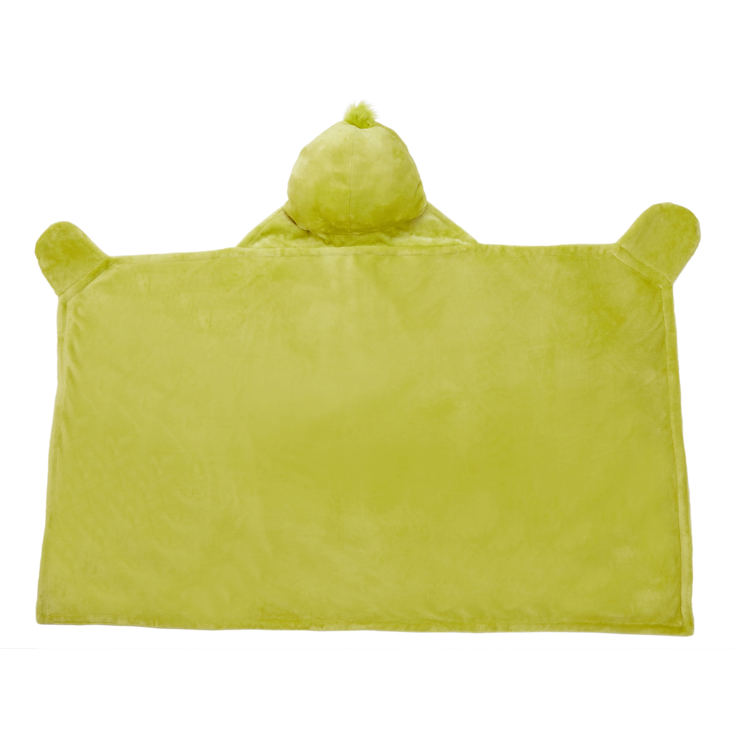 Grinch Kids Holiday Character Hooded Throw, 40” x 50”