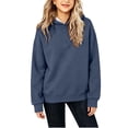 thumbnail image 2 of Sevevn Girls Casual Long Sleeve Hoodies Cute Oversized Pocket Sweatshirt Tops, 2 of 6