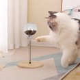 thumbnail image 5 of Plateau Tournant en Bois Massif pour Nourriture de Chat, Ressort Automatique pour Collation, 5 of 5