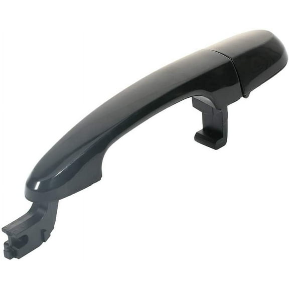 CCIYU Door Handle Exterior Rear Passenger Side Replacement fit for 2005-2010 for Kia for Sportage Smooth Black