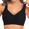 thumbnail image 3 of Women Seamless Wireless Supportive Bra Push Up Comfort Soft No Underwire Full Coverage T-Shirt Bra, 3 of 4