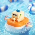 thumbnail image 1 of Juguetes de piscina, juguetes para niños pequeños, juguetes para niños pequeños, barcos de baño para bebés, barcos de baño de cuerda para niños, juegos acuáticos en el baño, barco de plástico, 1 of 9