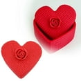 thumbnail image 2 of Lume Wear 3D Printed Heart Shaped Trinket Box a Valentine Keepsake Storage Container for Wedding Ring and Jewelry. An Elegant Desktop Jewelry Organizer with Lid for Small Gift and Confetti, 2 of 8