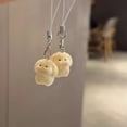 thumbnail image 2 of Cartoon doll 3D flocking puppy pendant Creative Cartoon Bag Pendant //, 2 of 4