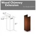 thumbnail image 4 of ZLINE 61 in. Wooden Chimney Extension for Ceilings up to 12.5 ft. (355VV-E), 4 of 4