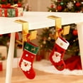 thumbnail image 6 of 2 in 1 Garland and Stocking Mantel Holders, Mantle Hangers Heavy Duty Hangers, 6 of 12
