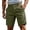 Army Green, variant on Men's Casual Shorts for Everyday Leisure Lightweight Breathable Comfort Fit Easywear Summer for Daily Casual Outings
