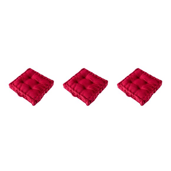 Cojín cuadrado Injueey para asiento color rosa suave antideslizante 42*42*9cm
