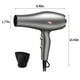 thumbnail image 3 of Secador de pelo con difusor | Secador portátil de viaje para cabello normal y rizado | Motor alemán | 3 velocidades | Control de temperatura inteligente | Boquilla y peine extraíbles | Liger, 3 of 5