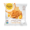 thumbnail image 2 of Simple Mills Almond Flour Crackers, Farmhouse Cheddar Crackers Snack Packs, 0.8 oz, 8 Count, 2 of 5