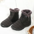 thumbnail image 3 of Linenghs Women's Shoes Cotton Shoes Winter Casual Warm Insulation Thickened High Top Women's Boots Snow Boots Light, 3 of 5