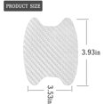 thumbnail image 2 of 4pcs Car Door Handle Stickers, Carbon Fiber Anti-Scratch Car Door Cup Protector, Non-marking Automatic Door Handle Protector(Silver/4pcs), 2 of 5