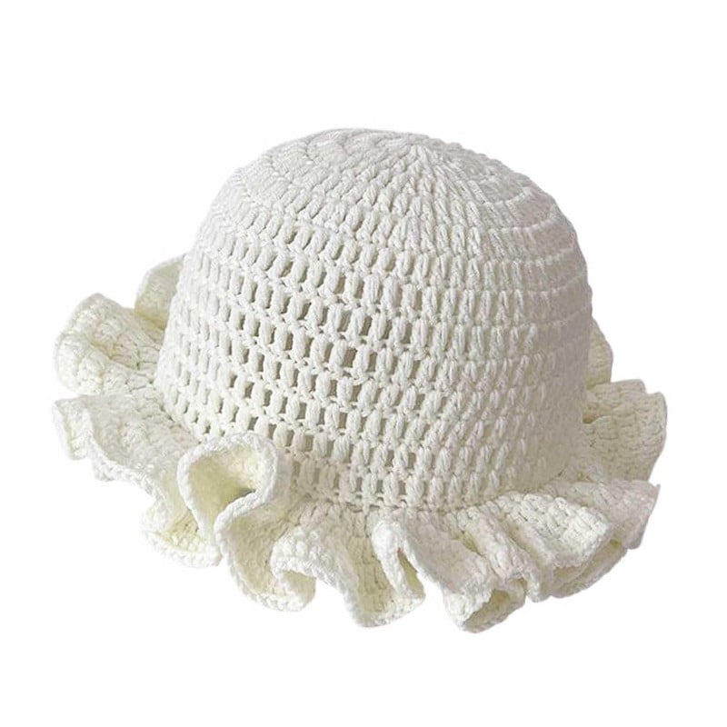 Povozer Crochet Bucket Hat Women Trendy Knit Floppy Cap Cute  display picture 1