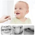 thumbnail image 3 of Baby toothbrushes, tongue cleaners, oral swabs, individually packaged, baby dental care., 3 of 5
