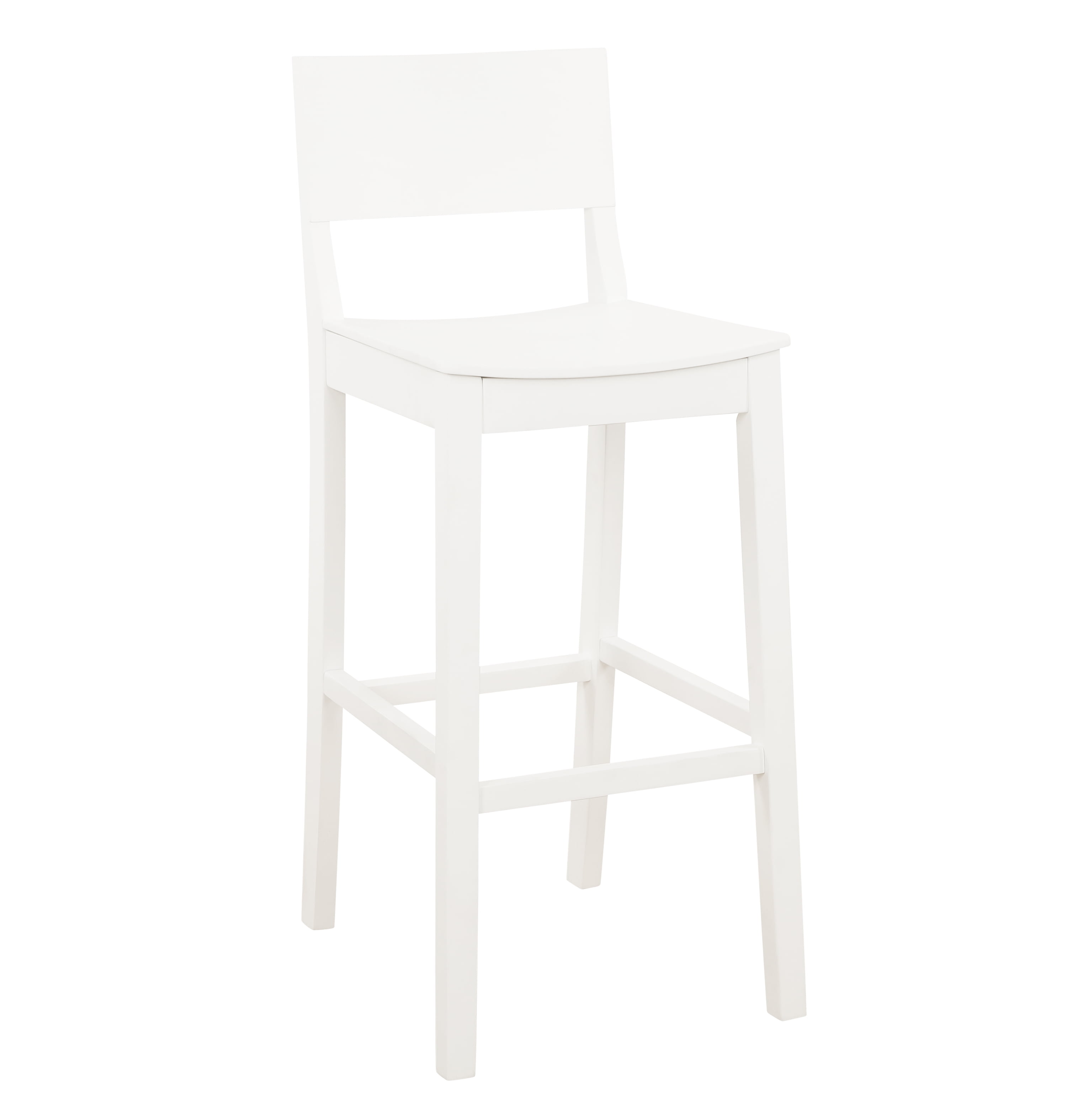 Linon Darcy 30" Indoor Wood Bar Stool, Set of 2, White