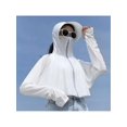 thumbnail image 2 of New Womens UPF 50+ Sunscreen Lightweight Women Sun Protection Clothing Running SPF Shirts Summer Breathable T Shirts Hooded Crop Lightweight Quick Dry Hoodie Shirts Workout Jacket Outdoor White, 2 of 6