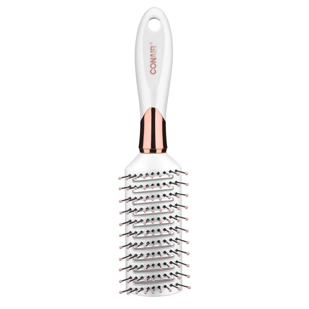 Conair Velvet Touch Vent Hairbrush with Nylon Bristles and SoftTouch