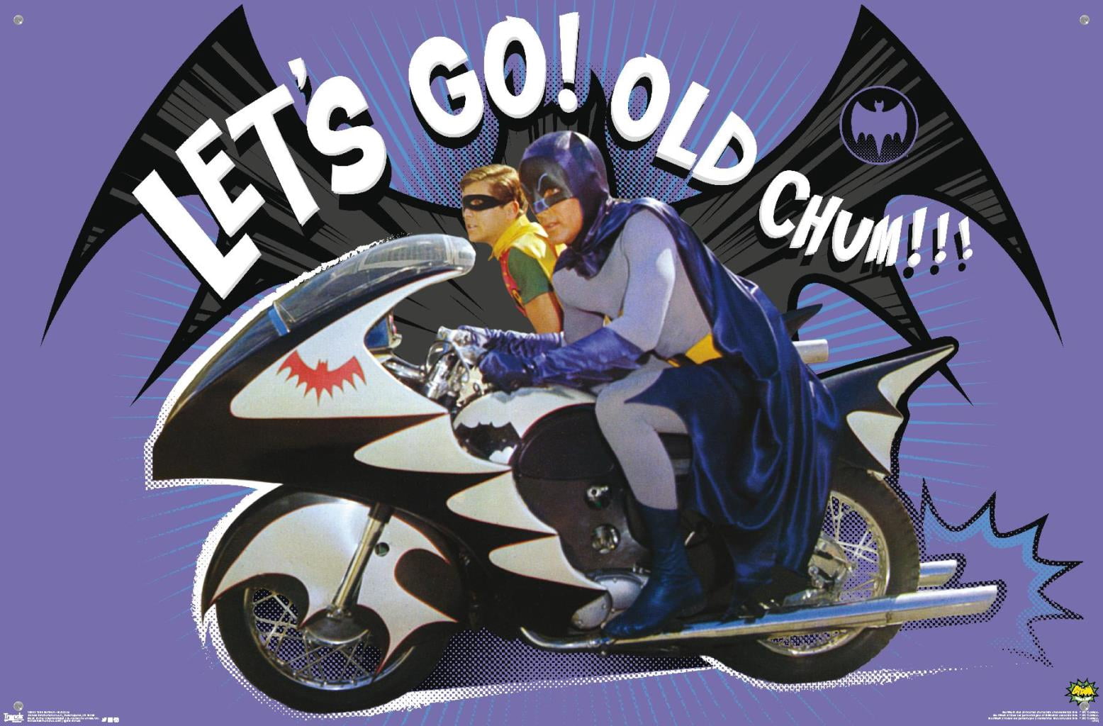 DC Comics TV - Batman TV Series - Batcycle Wall Poster with Push Pins, 22.375" x 34"