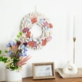 thumbnail image 2 of Northlight Seashells and Shaved Wood Small Artificial Wreath - 13", 2 of 5