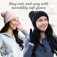 thumbnail image 5 of Britt's Knits Powder Knit Screen-Compatible Gloves - Blue (Womens), 5 of 6