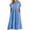 Sky Blue#short sleeve linen dresses for women, variant on yardsong V Neck Casual Maxi Dresses for Women Long House Dress Sleeveless Trendy Dressy Loose Fit Vacation Sundress with Pockets Black,XXL