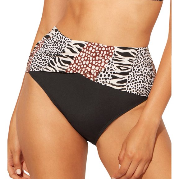 Women's Bleu Rod Beattie H21919 Some Like It Hot High Waist Control Swim Bottom (Natural 14)