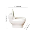 thumbnail image 3 of EGYMEN Personalized Toilet-Style Succulent Pots, Unique Ceramic Planters for Desktop Plants, Whimsical Flower Holders for Balconies, Decorative Small Plant Containers in White, 3 of 6