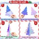 thumbnail image 5 of Adornos navideños, regalos navideños, árbol de Navidad acrílico colorido, decoración navideña, espejo, adorno, regalo navideño, árboles de simulación., 5 of 9
