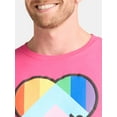 thumbnail image 7 of Pride The Phluid Project All Gender Pride Rainbow Heart Cotton Graphic Tee, Men’s Sizes XS-3XL, 7 of 7
