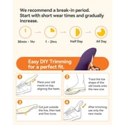 Plantar Fasciitis Insoles Arch Support Inserts Orthotic DynWalker High Arch Support Supination Metatarsalgia Tendonitis Insoles Standing All Day Work XXL