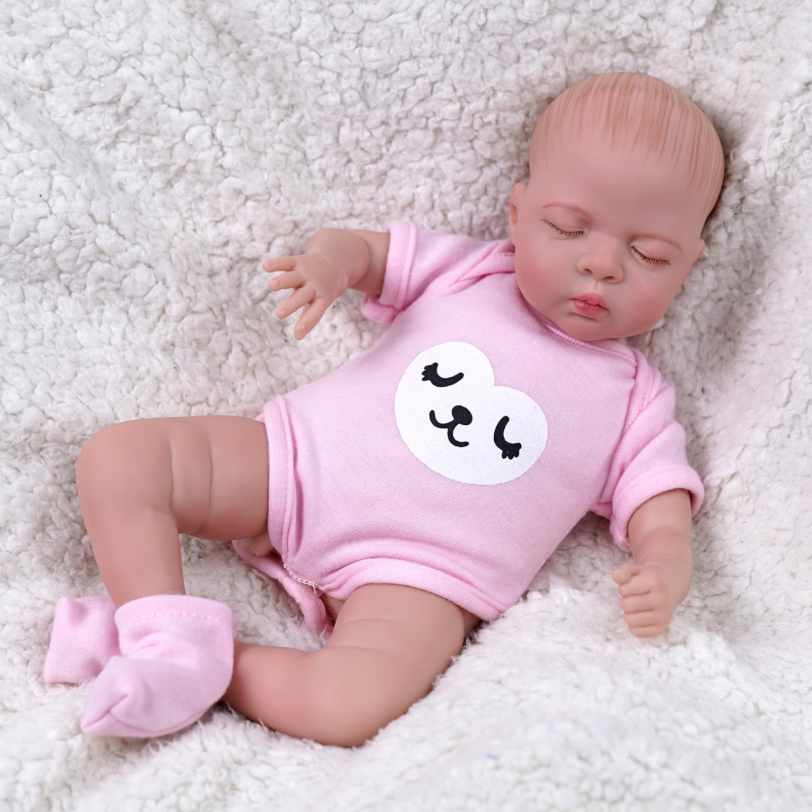 JIZHI Reborn Baby Dolls 12 inches Realistic Newborn Baby Doll Real Life