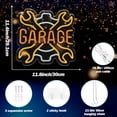 thumbnail image 2 of Y YUNHSOM Garage Neon Sign Wrench Neon Sign for Men, Dimmable Car Service Tools Neon Sign for Wall Decor,5v USB LED Garage Sign for Bedrooms Man Cave Car Store Workshop Car Room Birthday Dad Gift, 2 of 8