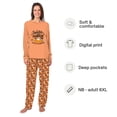 thumbnail image 2 of Thanksgiving Matching Pajamas With Pumpkin Pie For Men Women Kid Toddler Baby Dog, 2 Piece Set, Handy Pockets, 2 of 7