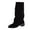 Black, variant on SAWOBUUN Knee High Boots Women Fold Over Slouchy Faux Suede Boot Fall Winter Tall Boots