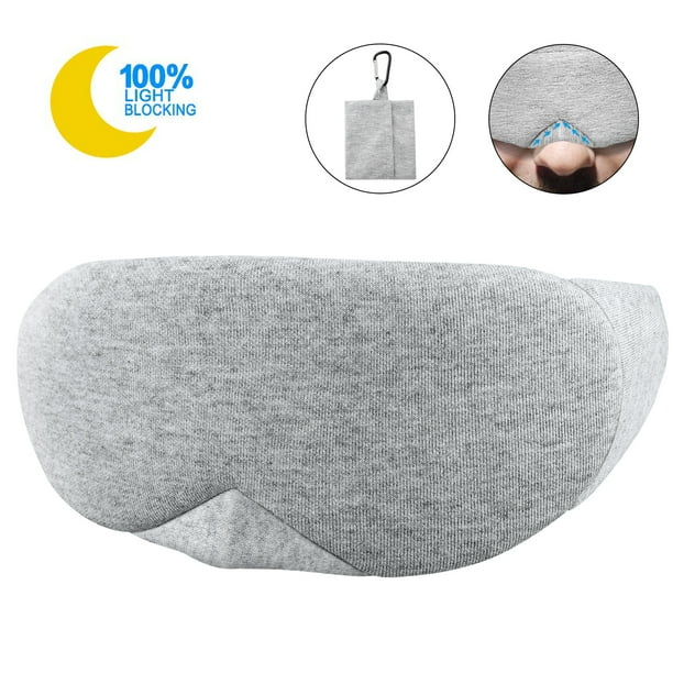 Cotton Eye Masks Travel Foldable Sleeping Relieve Fatigue Eye Rest Light Blocking Sleep Mask