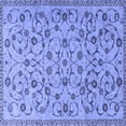 thumbnail image 1 of Ahgly Company Machine Washable Indoor Square Persian Blue Traditional Area Rugs, 6' Square, 1 of 4
