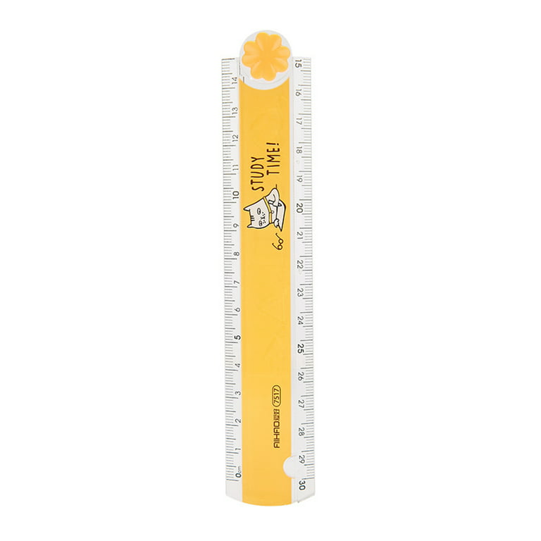 Kids Children Cute Kawaii Study Time Straight Ruler Multifunction DIY  Drawing Rulers For Kids Students Office School Stationery