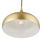 41172-33 Livex Lighting Amador - 1 Light Pendant In Transitional Style-15 Inches Tall and 11.75 Inches Wide -Traditional Installation