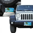 thumbnail image 4 of Yehwow Beach Seaside Palm Tree Metal Car Plate Aluminum License Plate, 4 of 6