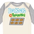 thumbnail image 4 of Inktastic Baker in Training Baking Boys or Girls Long Sleeve Baby Bodysuit, 4 of 5