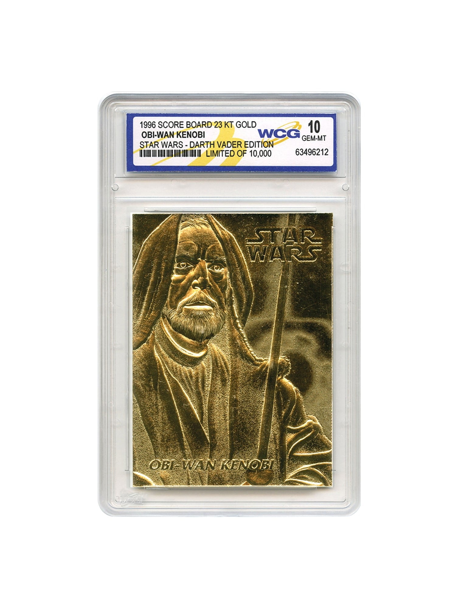 STAR WARS Set of 9 Official 23K Gold Cards Graded Gem-Mint 10 DARTH VADER SERIES 